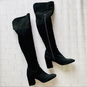 Zara Over the Knee Heeled Boots